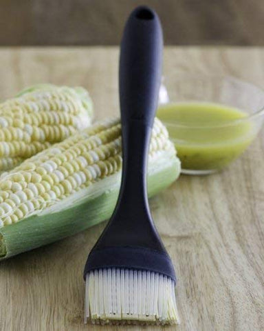 OXO pastry brush ideal for delicate pastries and even butter spreading.