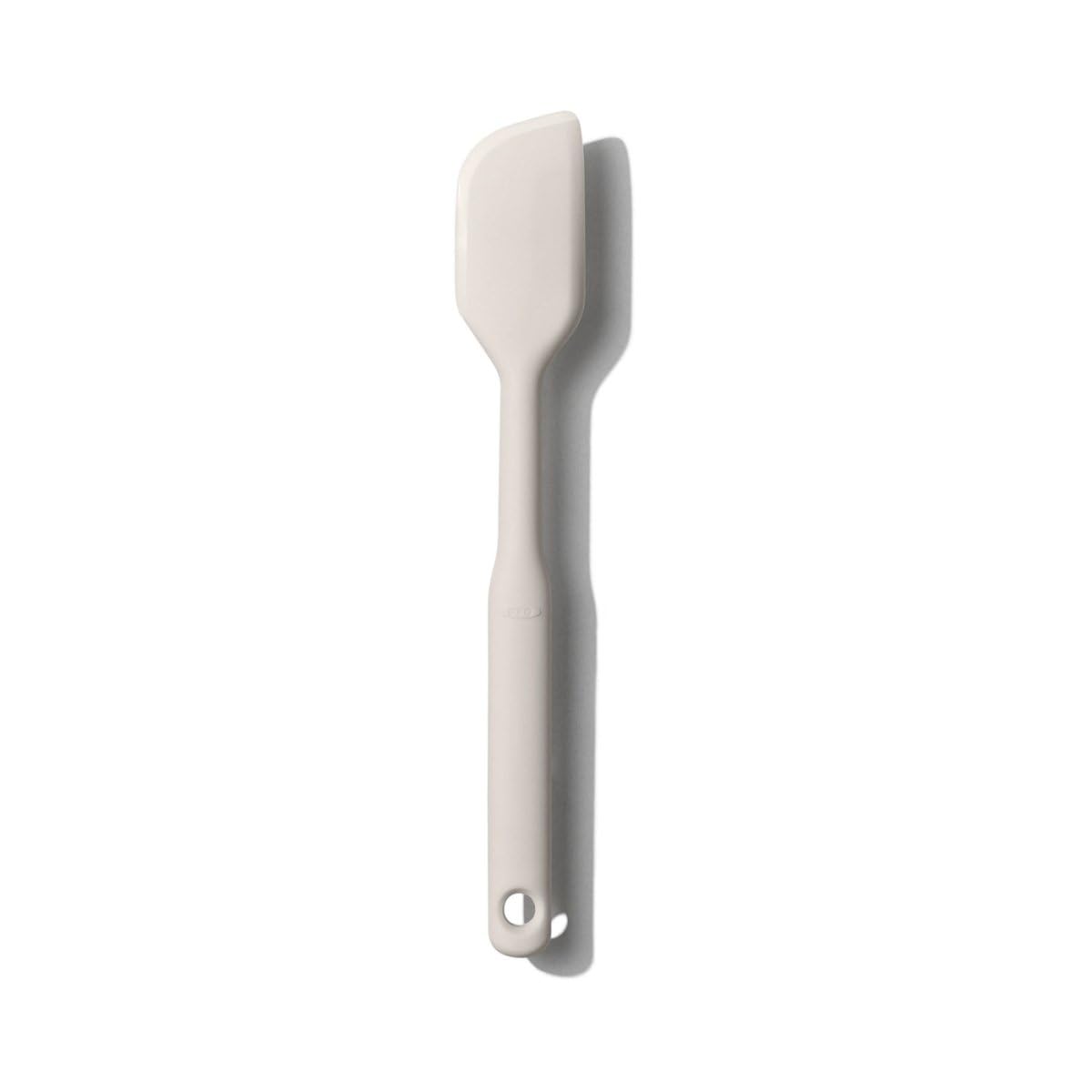OXO Good Grips silicone small spatula with soft non-slip grip for coated pan use