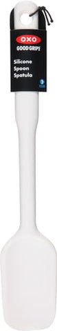 OXO Good Grips silicone spoon spatula with extended handle for scraping bowls
