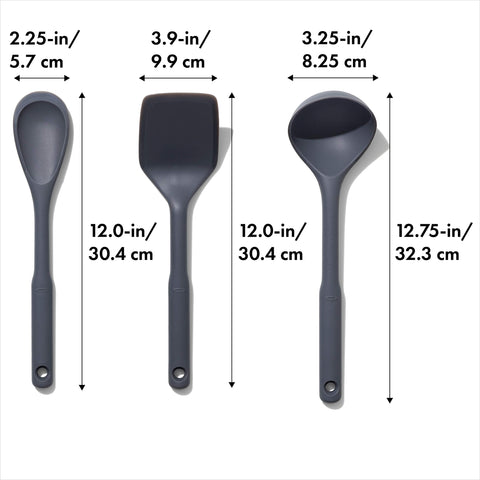 OXO Good Grips silicone spoon for chopping and stirring