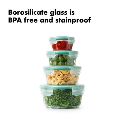OXO Smart Seal interchangeable lid close-up for same-size containers.