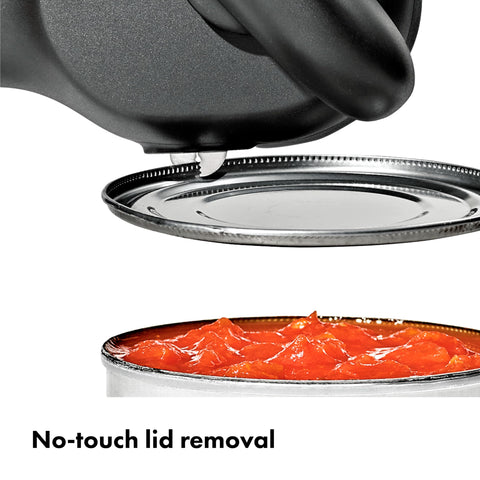 OXO Good Grips Smooth Edge Can Opener includes built-in lid removal pliers.