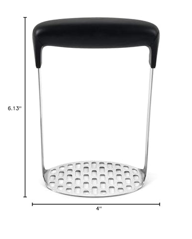 OXO Good Grips Smooth Potato Masher ideal for baby food prep and soft fruit mash