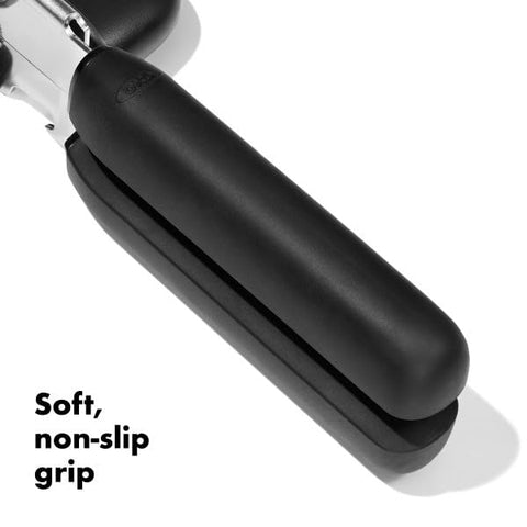 OXO Good Grips built-in bottle opener adds convenient access.