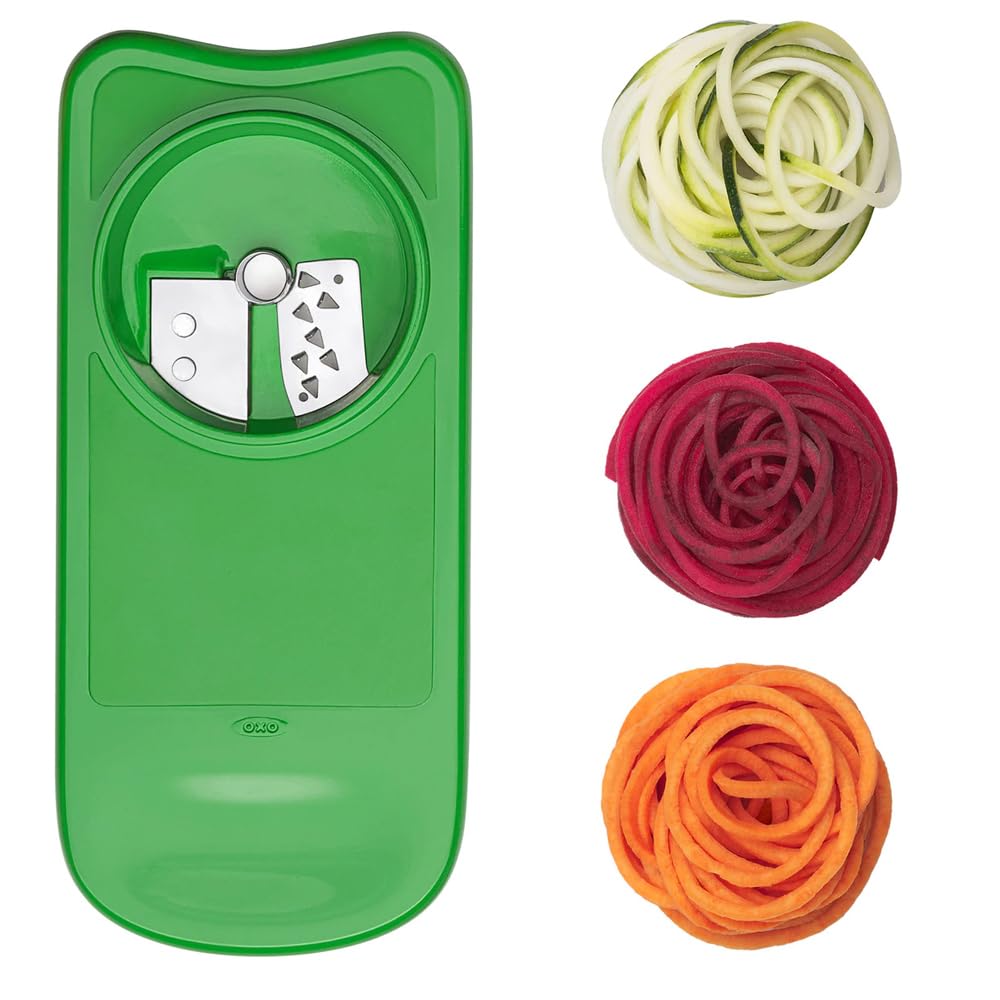 OXO Good Grips compact 3-in-1 design saves counter space.