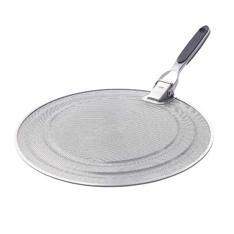 OXO Good Grips splatter screen fits 13-inch pans, keeping grease contained during frying.