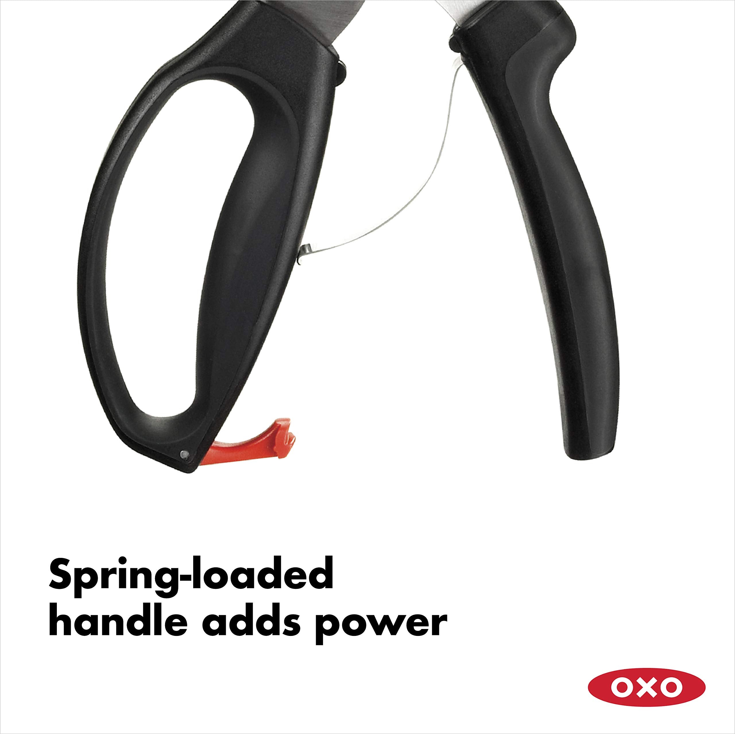 OXO Good Grips poultry shears storage lock keeps blades safe