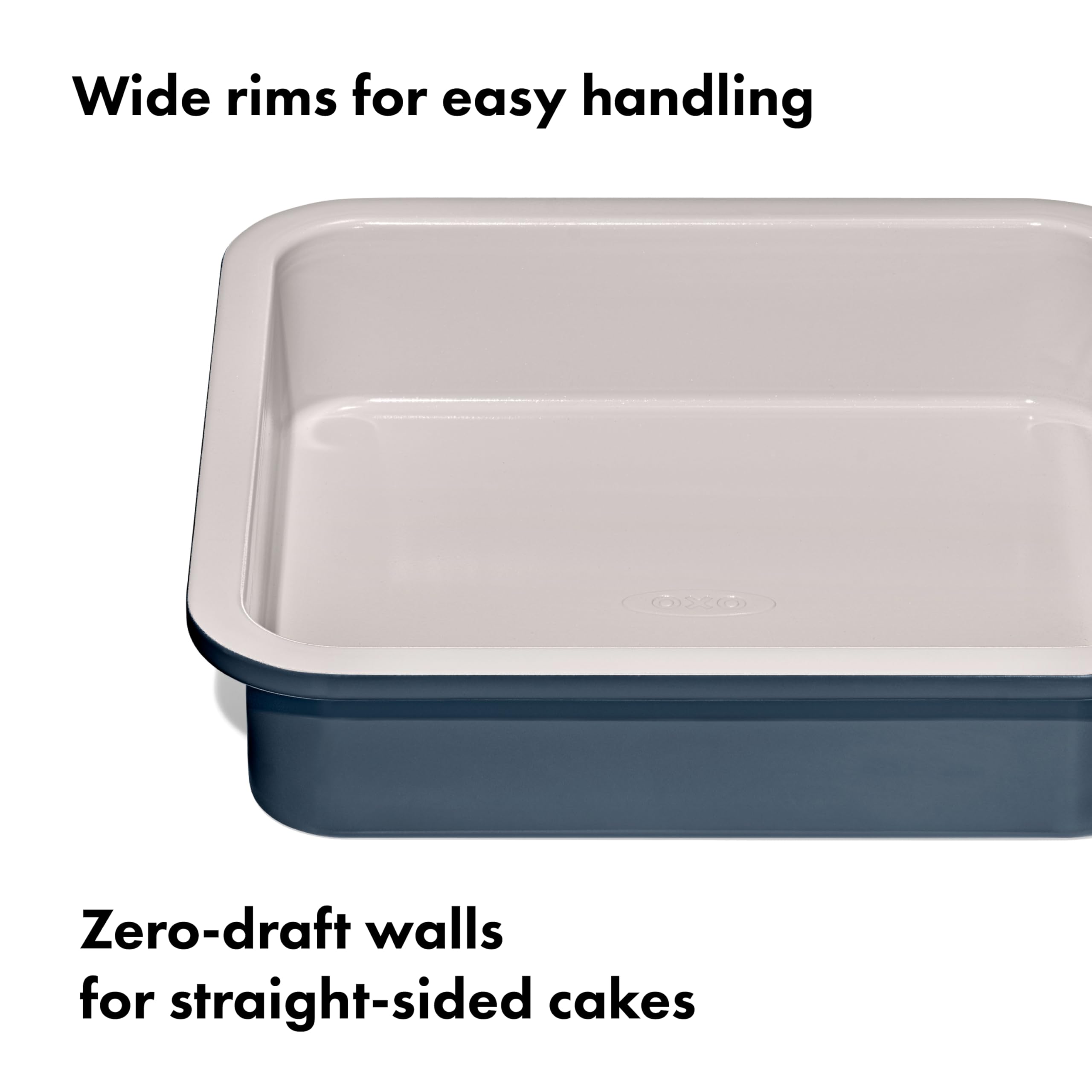 OXO Good Grips square-rolled edge emphasizes structure and strength.