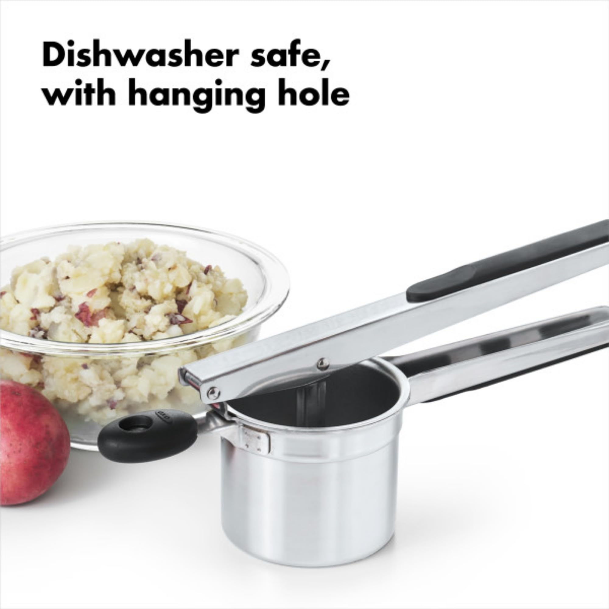 Stainless steel body designed for durability and easy cleaning