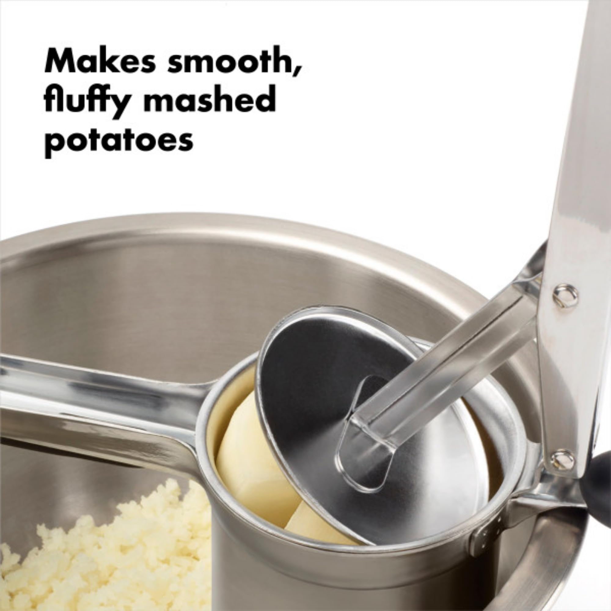 Ricer is dishwasher-safe for quick cleanup