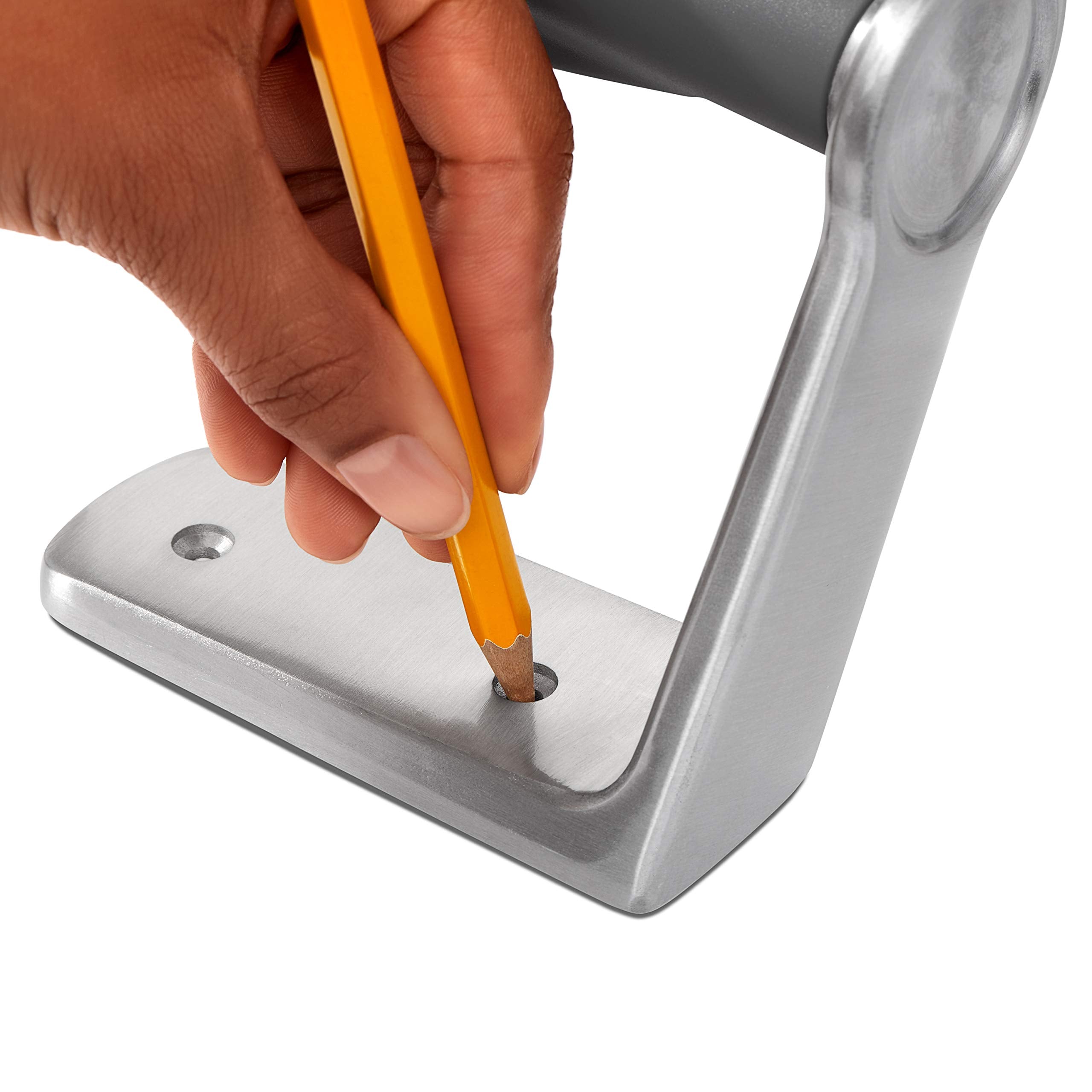 OXO Good Grips Steady Mounted Paper Towel Holder, fits rolls up to 6 inches in diameter.