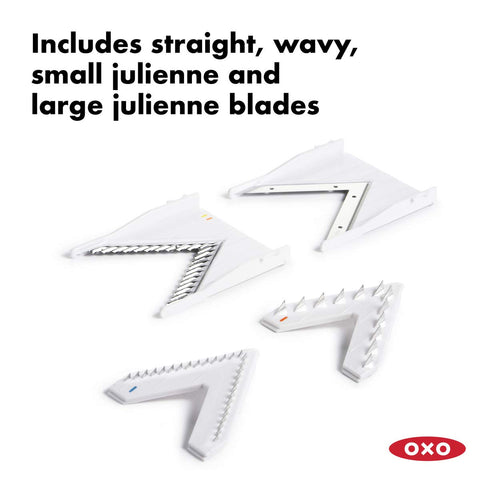 OXO Good Grips straight blade mandoline slicer for smooth, even slices