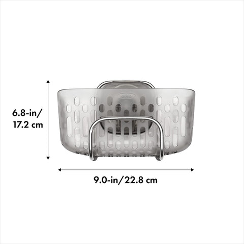 OXO Good Grips StrongHold drainage slots promote quick drying of items.