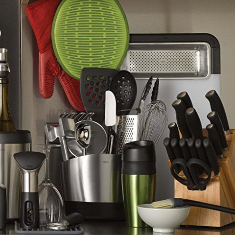 Dishwasher safe Utensil Holder for simple cleanup.