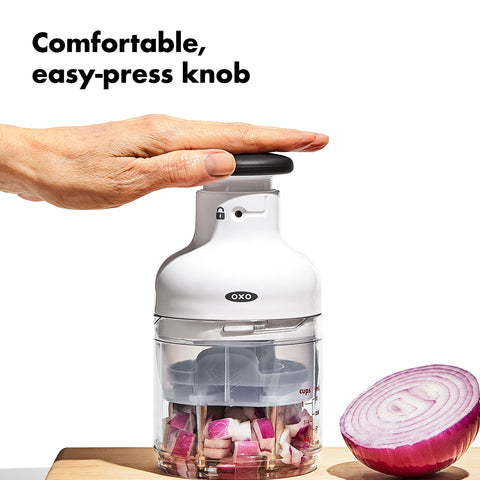 OXO Good Grips chopper with measurement markings for portions