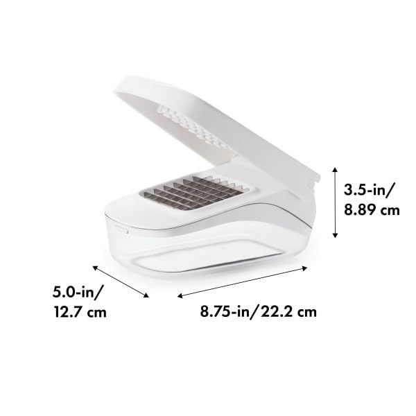 Non-slip base keeps the OXO Good Grips chopper stable during prep.