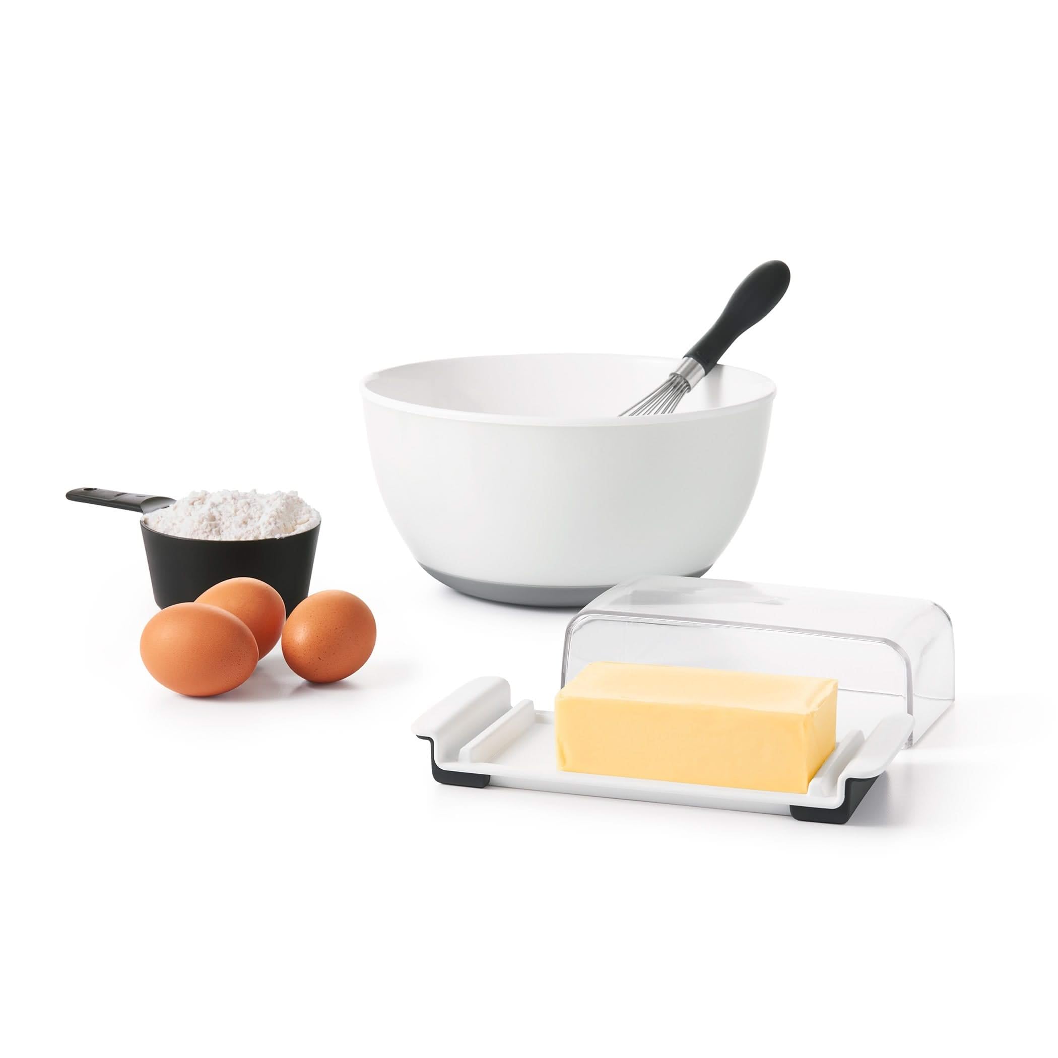 OXO Good Grips holds European-wide sticks and cream cheese.