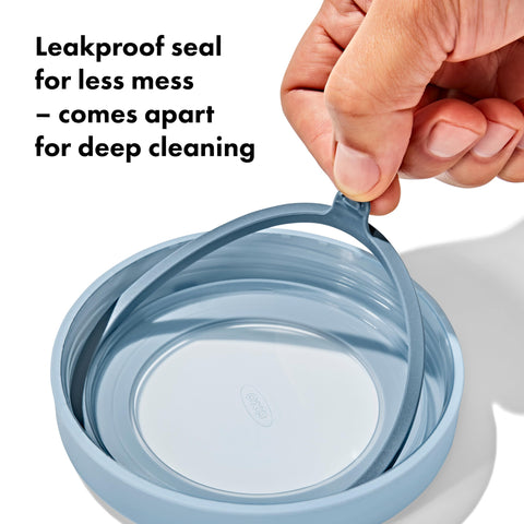 Leakproof gasket seal visible on the container lid