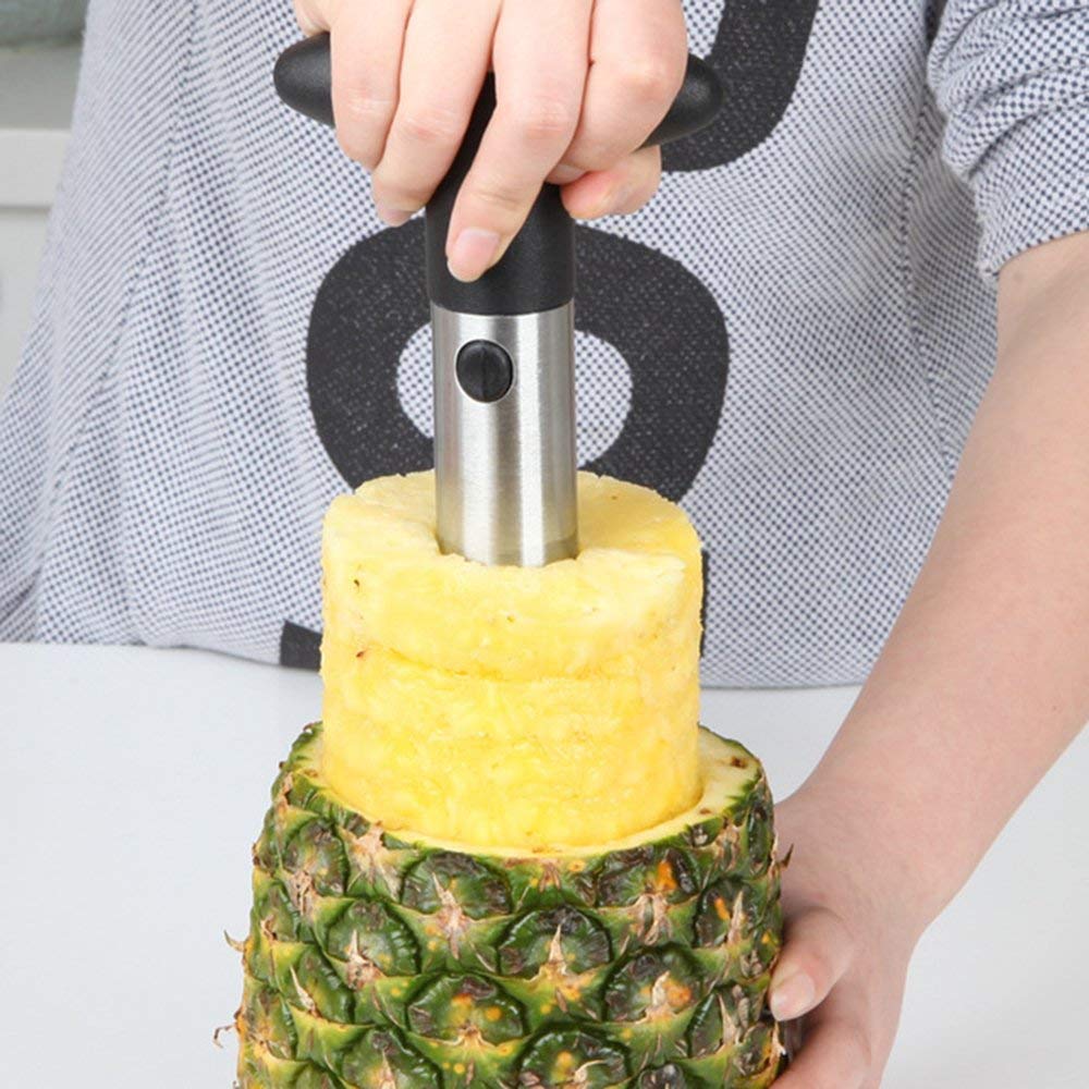 OXO Pineapple Corer & Slicer with measurement markings guiding depth