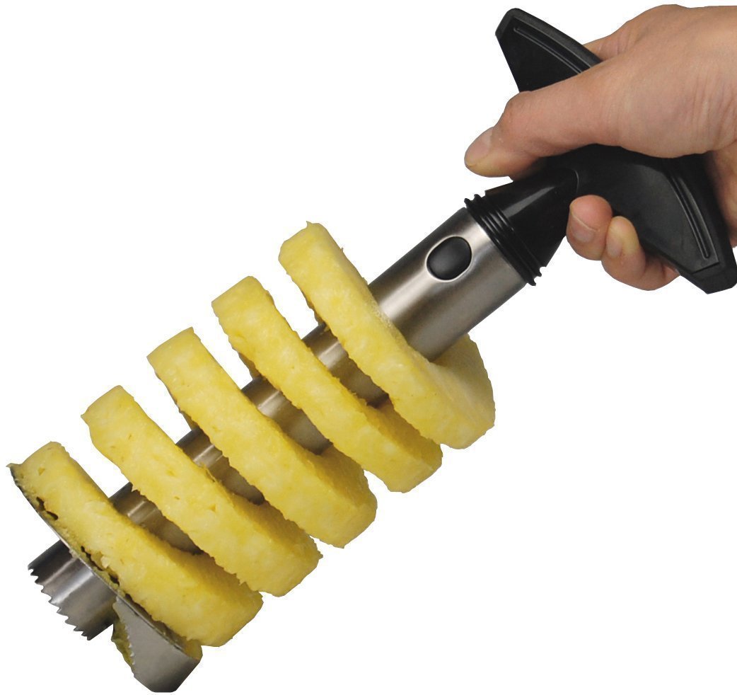 OXO Pineapple Corer & Slicer pineapple rings ready for serving