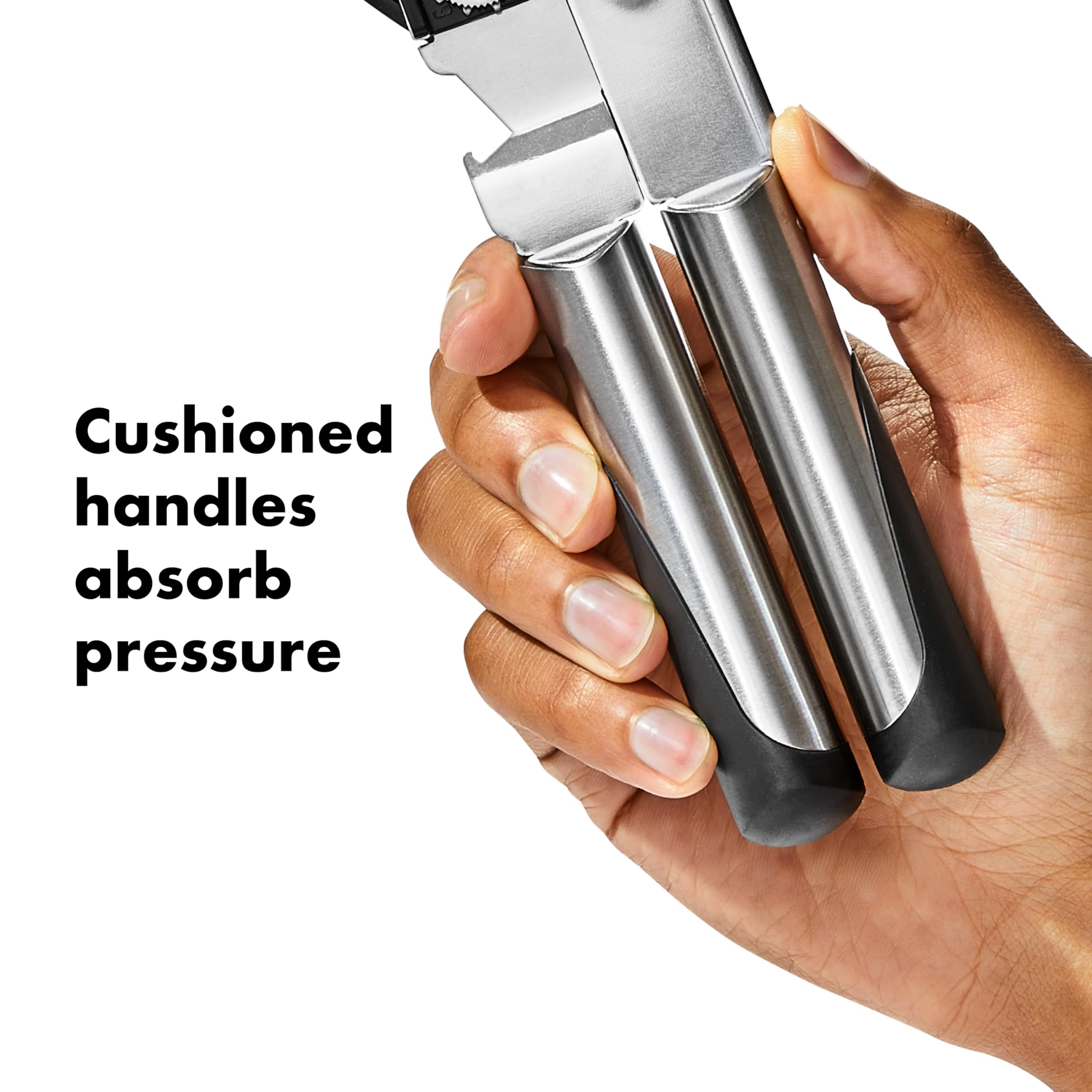 OXO SteeL Can Opener suitable for left- and right-handed use