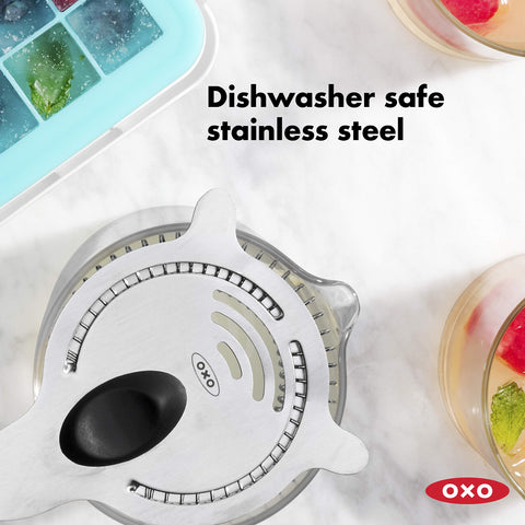 OXO SteeL Cocktail Strainer durable stainless steel design