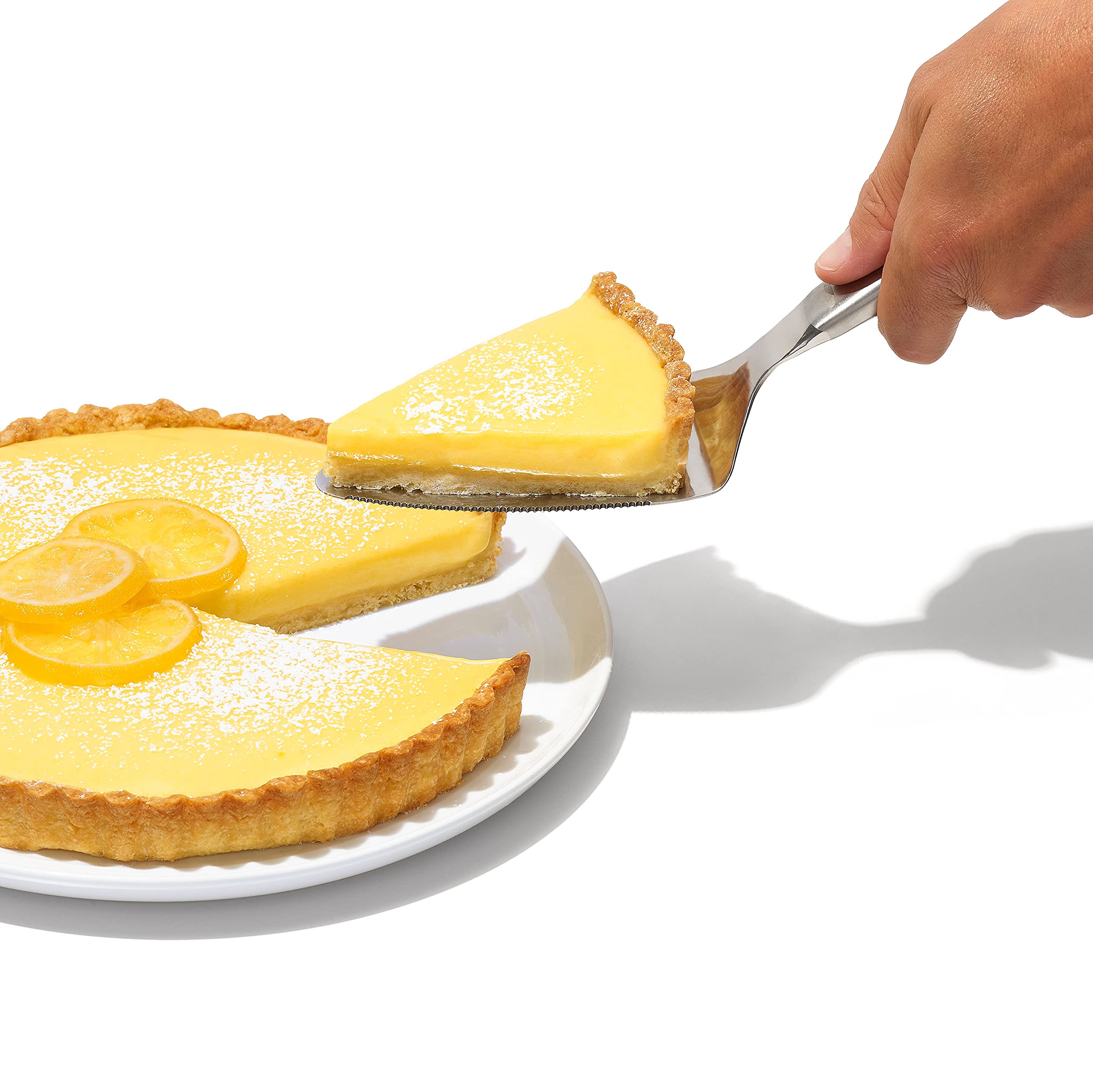 OXO Steel Pie Server versatile for pizza and other baked goods