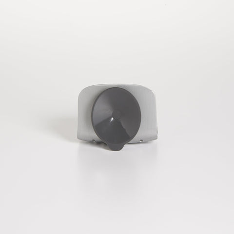 OXO sponge holder wide opening fits large sponges.