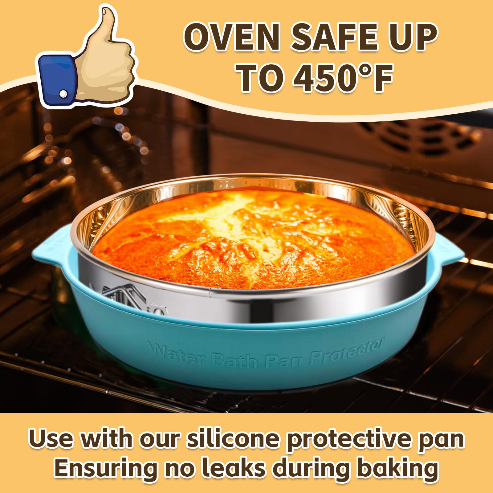 OYAOL easy-release buckle helps release without tearing crust.