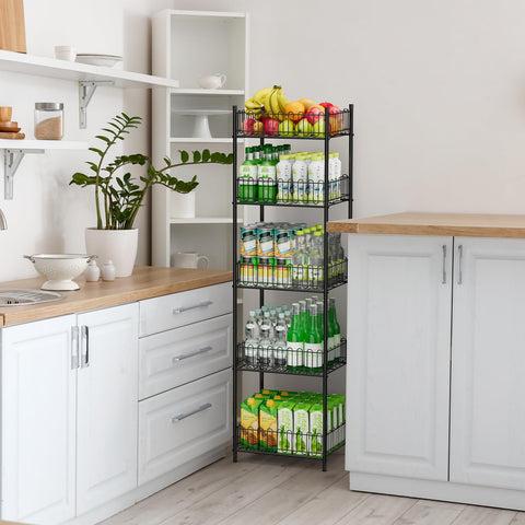 OYEAL Kitchen Pantry Storage Assembly simplifies clutter-free shelving.