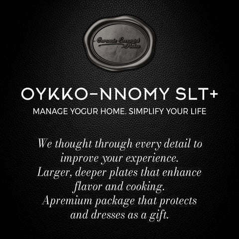 OYKKO-NNOMY SLT+ escargot set on a dining table for refined French-inspired meals.