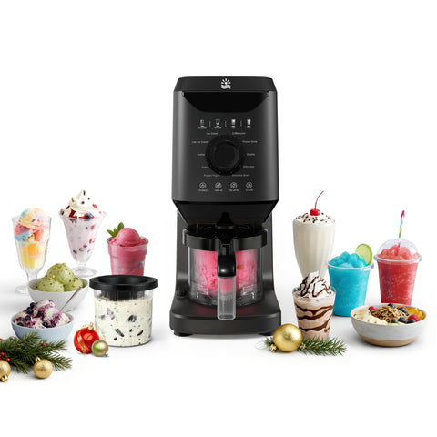 OYLUS 12-in-1 ice cream maker front view shows versatile home dessert options.
