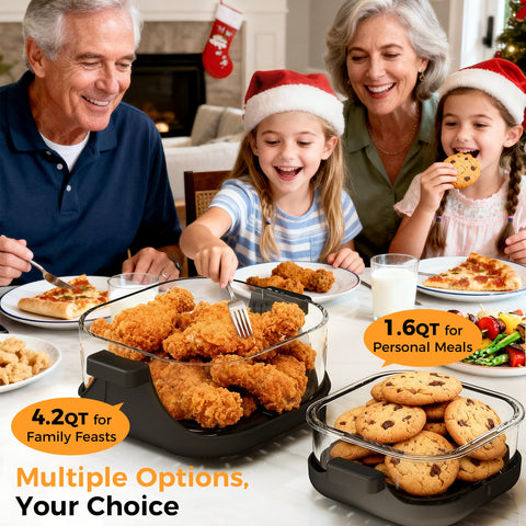 OYLUS non-toxic glass construction for safe family cooking