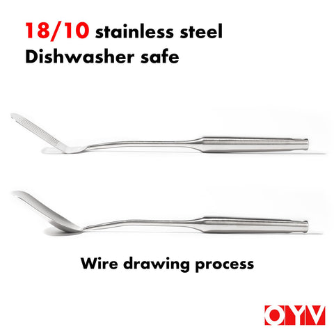 OYV ergonomic-handle spatulas provide secure grip during busy cooking