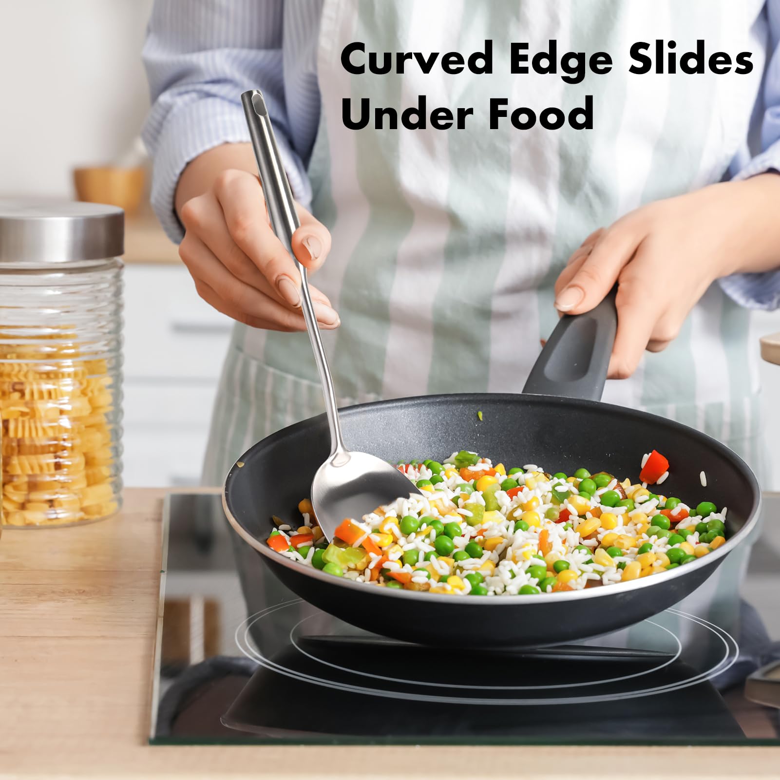 OYV kitchen tool duo supports versatile cooking from searing to delicate lifting