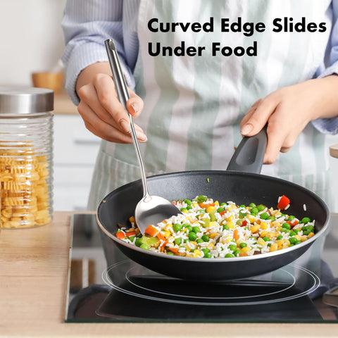 OYV kitchen tool duo supports versatile cooking from searing to delicate lifting