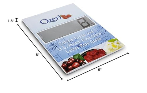 Ozeri Pro Digital Kitchen Scale chrome portable kitchen companion for on-the-go prep.