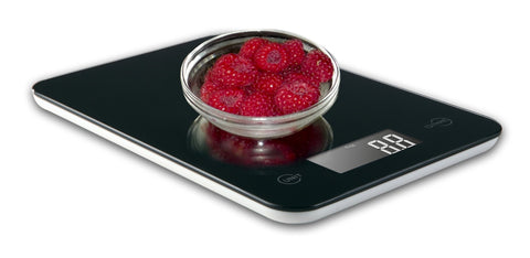 Ozeri Touch bright LCD display for easy reading at a glance.