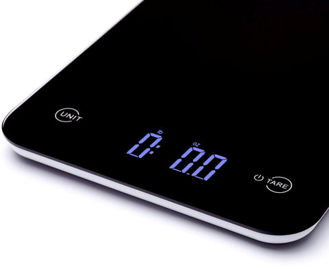Ozeri Touch precision sensors deliver fast, accurate readings for recipe prep.