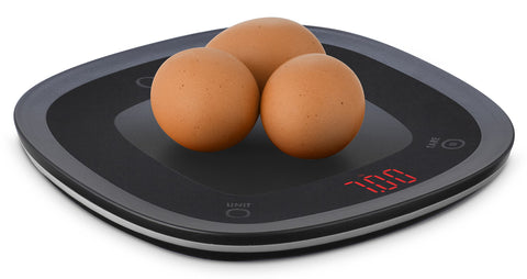 Ozeri Touch Scale gloss and matte finish adds kitchen style