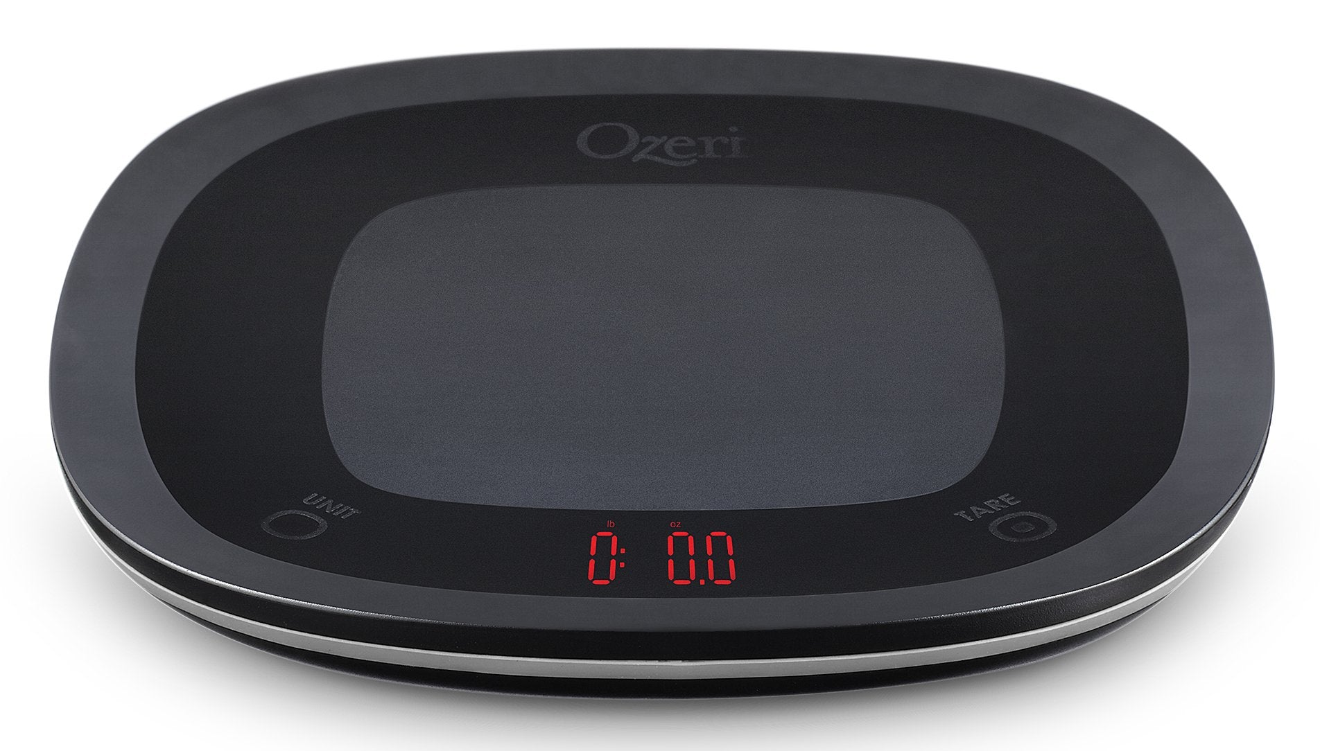 Ozeri Touch Scale showcasing a submersible design for kitchen cleaning