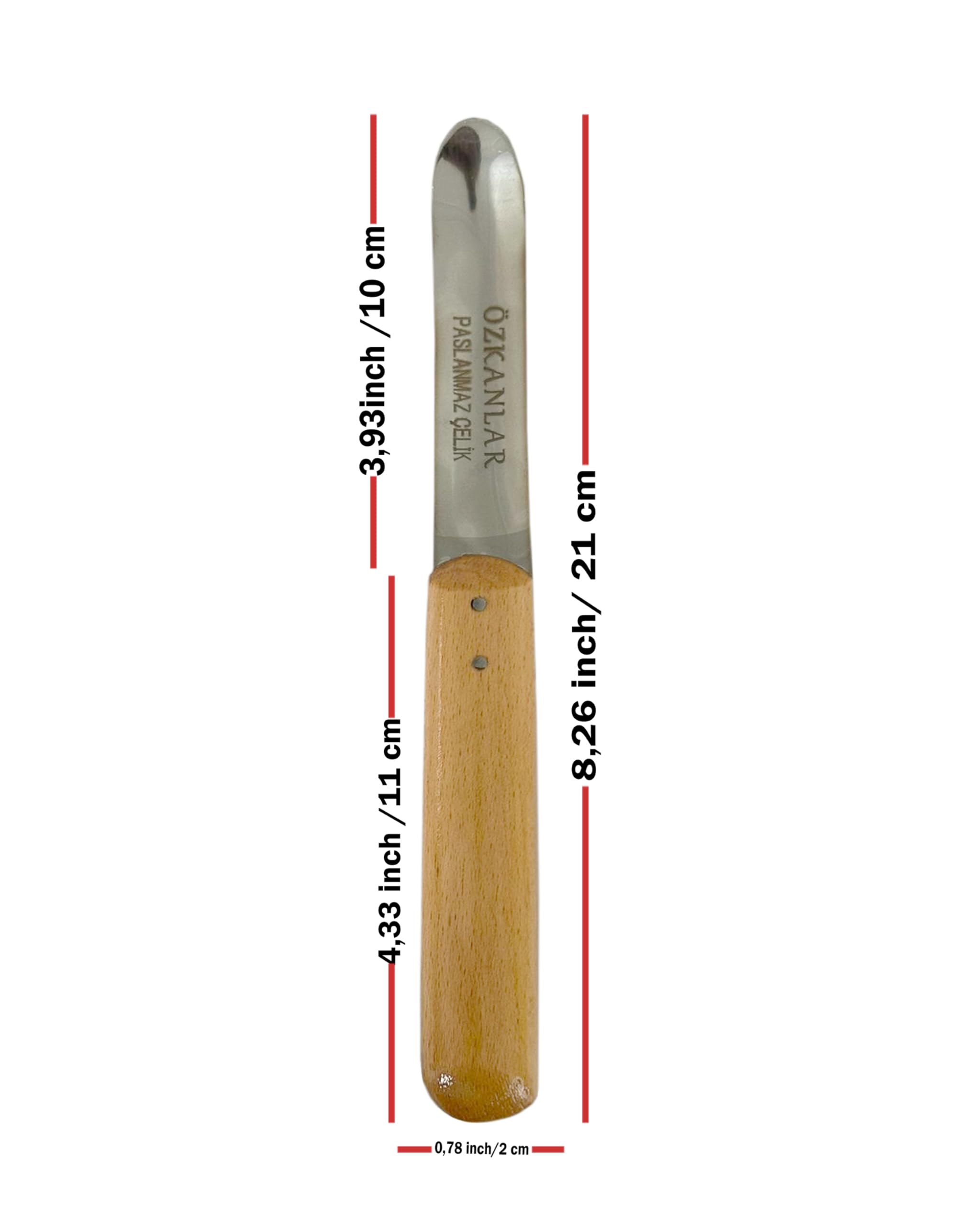 Özkanlar corer shown with zucchini for clean cores.