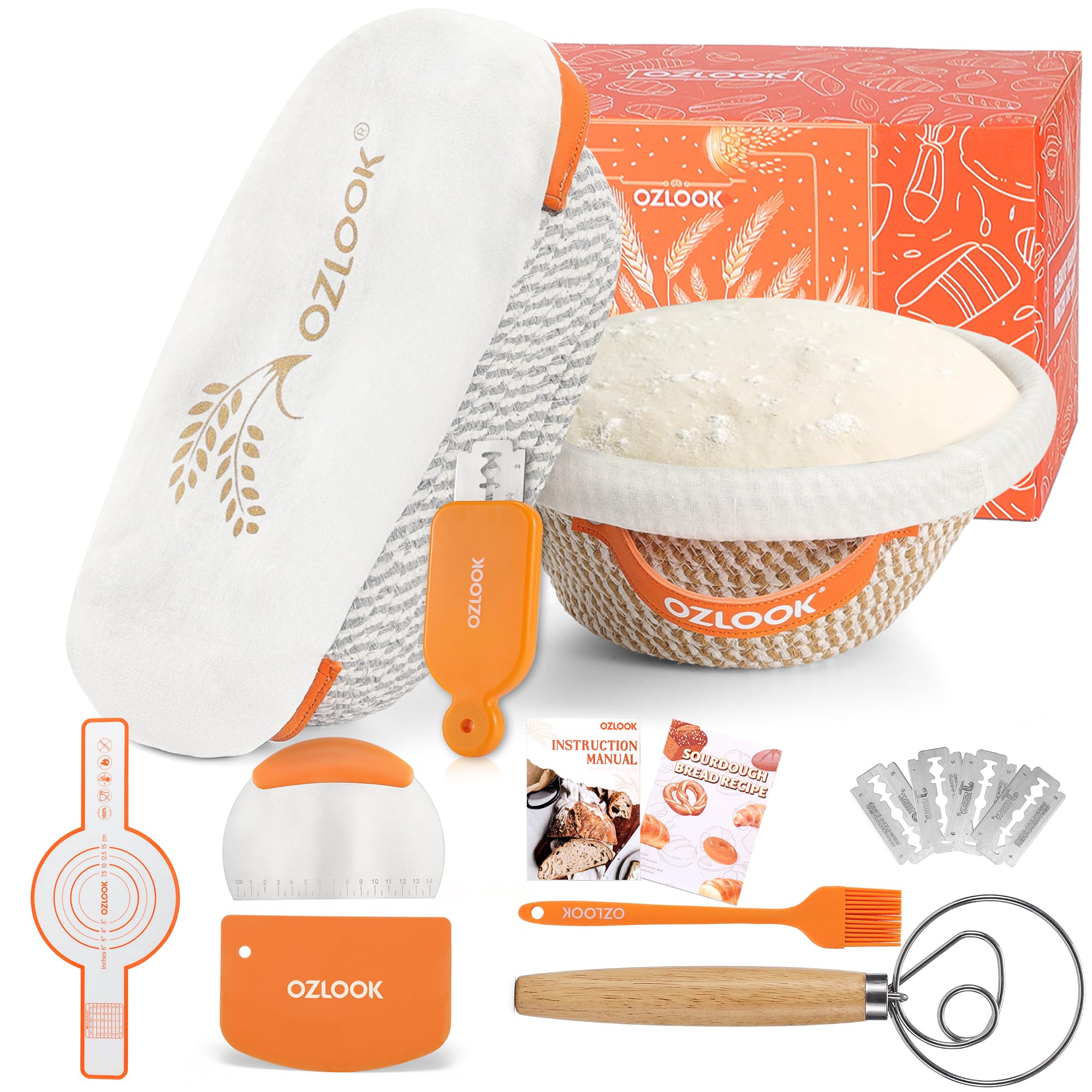 OZLOOK baking brush for even glaze and finished surfaces.