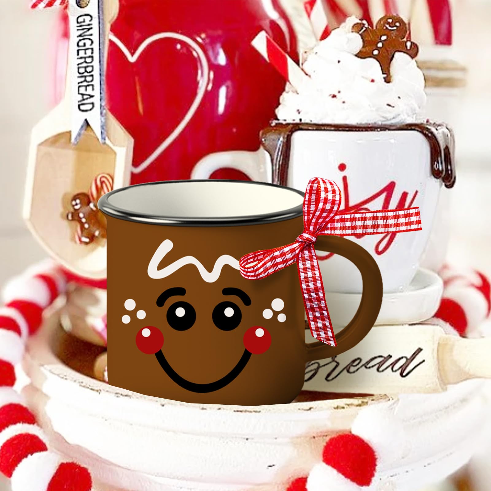 Paayna compact mugs decorate cozy kitchen shelves