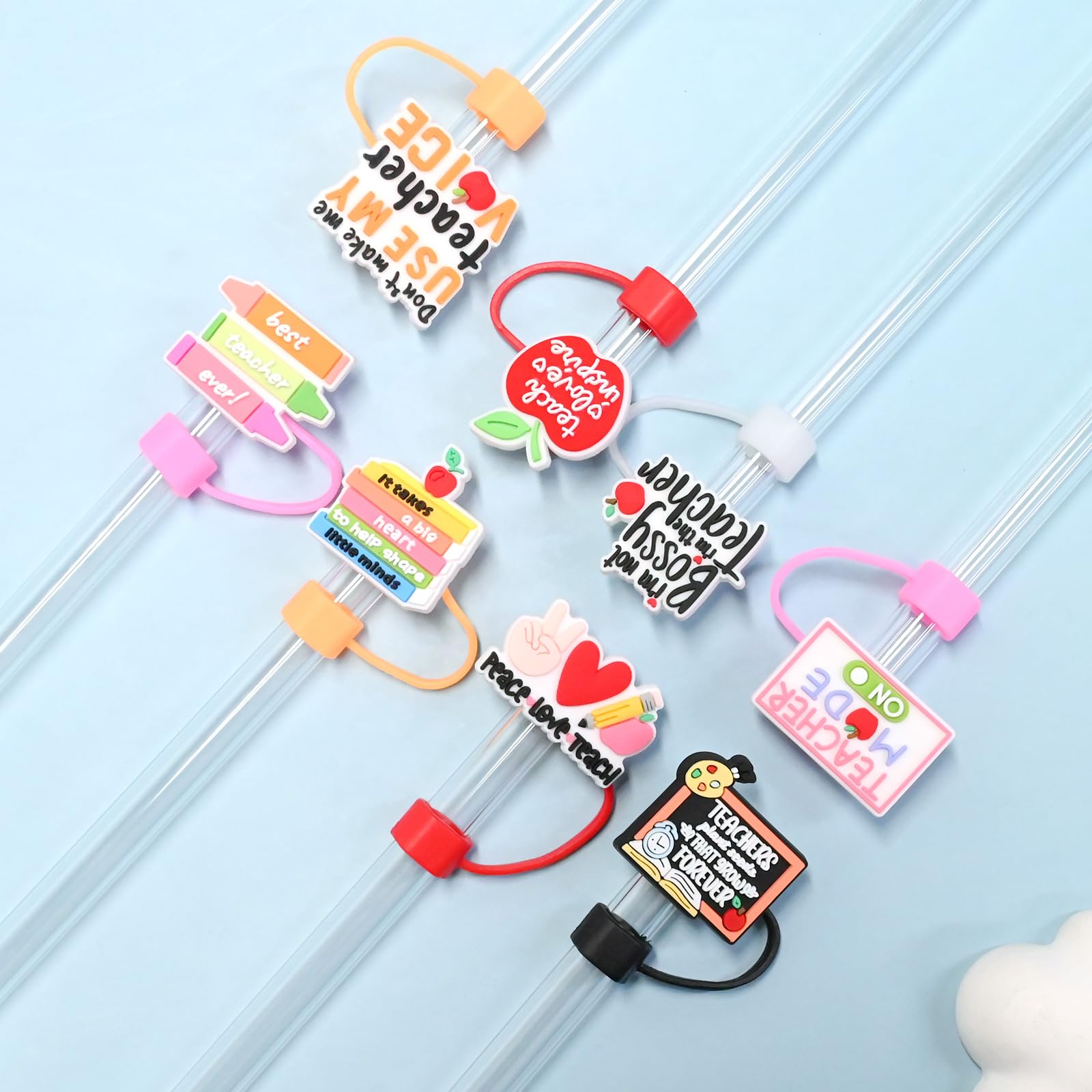 Pabucle food-grade PVC straw toppers are odorless and safe for daily reuse.