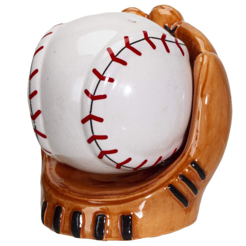 Pacific Giftware ceramic salt and pepper set suitable for sports-themed gatherings.