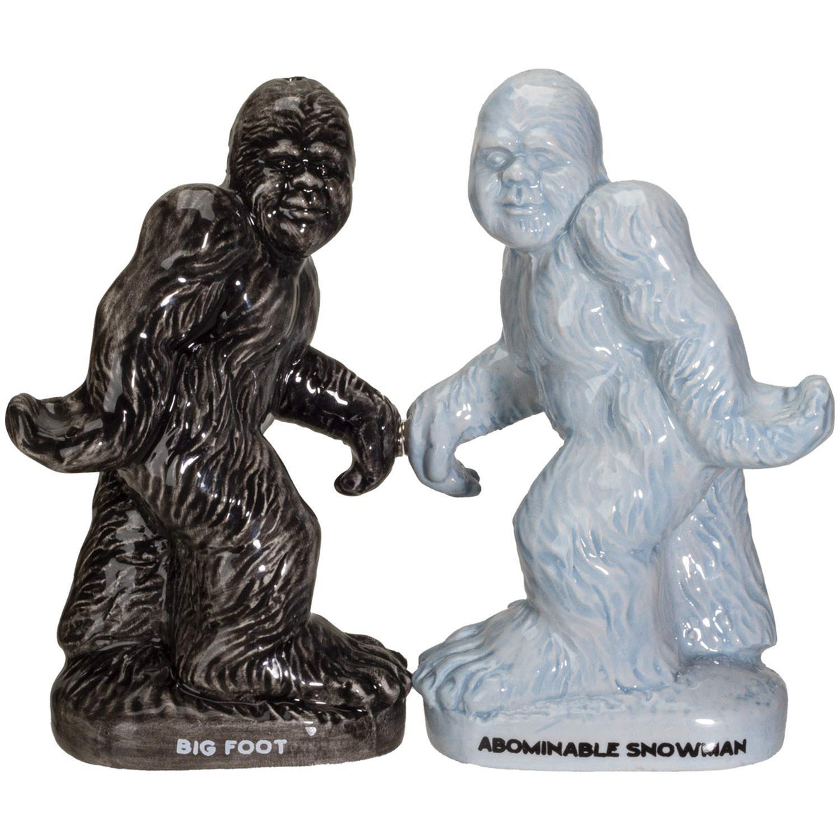 Pacific Giftware Big Foot salt and pepper shakers on dining table, playful yet practical