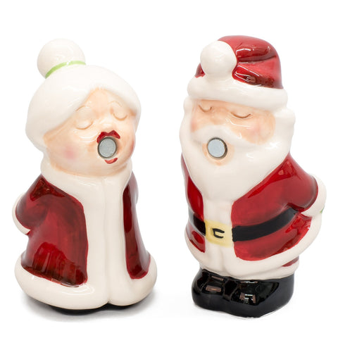 Pacific Giftware hand-painted ceramic shakers with magnetic pairing for secure decorative use