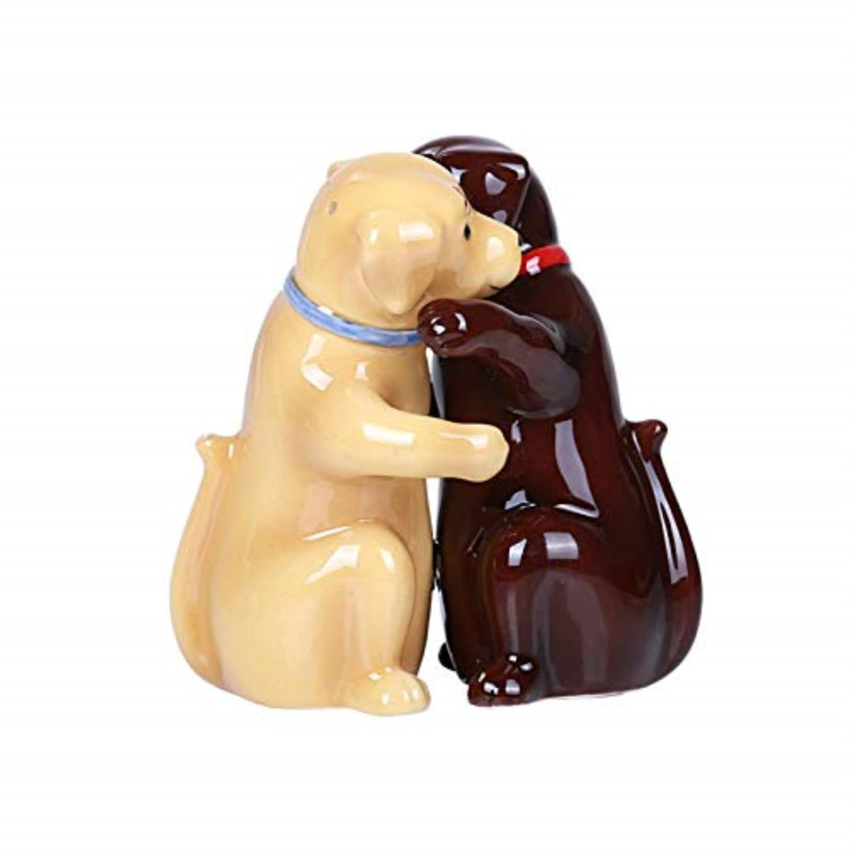 Pacific Giftware Hugging Labradors salt pepper shakers decorate the table with whimsy and accessibility