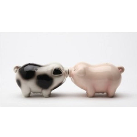 Pacific Giftware Kissing Passion Piggies salt and pepper set adds whimsical charm to meals.